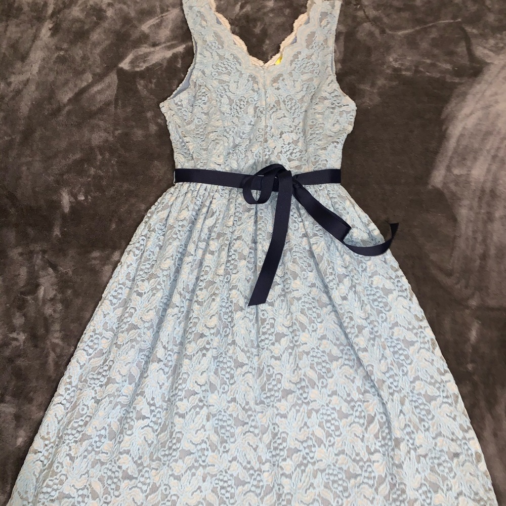 Baby Blue Lace Sundress